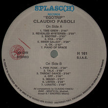 Carica l'immagine nel visualizzatore di Gallery, Claudio Fasoli : Egotrip (LP, Album)
