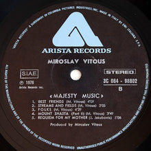 Carica l&#39;immagine nel visualizzatore di Gallery, Miroslav Vitous : Majesty Music (LP, Album)
