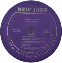 Carica l&#39;immagine nel visualizzatore di Gallery, Yusef Lateef : Cry! Tender (LP, Album, RE, RM)
