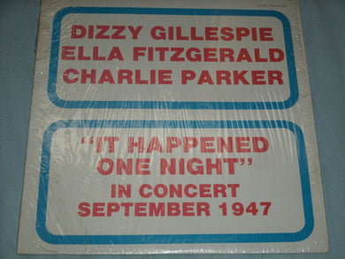 Dizzy Gillespie, Ella Fitzgerald, Charlie Parker : It Happened One Night - In Concert September 1947 (LP, Album)
