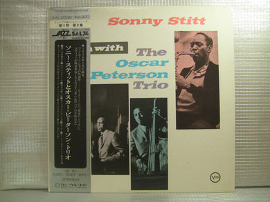 Sonny Stitt, The Oscar Peterson Trio : Sonny Stitt Sits In With The Oscar Peterson Trio (LP, Album, RE)