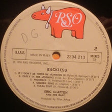 Carica l'immagine nel visualizzatore di Gallery, Eric Clapton : Backless (LP, Album, Gat)
