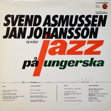 Svend Asmussen / Jan Johansson : Spelar Jazz På Ungerska (LP, Album, RP)