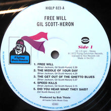 Carica l&#39;immagine nel visualizzatore di Gallery, Gil Scott-Heron : Free Will (LP, Album, RE)
