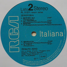 Carica l&#39;immagine nel visualizzatore di Gallery, Renato Zero : Zerofobia (LP, Album)
