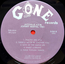 Carica l&#39;immagine nel visualizzatore di Gallery, Johnny Martel Trio : Jazzville 4 A.M. (LP, Album)

