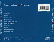 Carica l'immagine nel visualizzatore di Gallery, Tears For Fears : Elemental (CD, Album)
