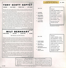 Carica l&#39;immagine nel visualizzatore di Gallery, Tony Scott Septet / Milt Bernhart And His Orchestra : Untitled (LP, Comp, RE)
