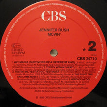 Carica l&#39;immagine nel visualizzatore di Gallery, Jennifer Rush : Movin&#39; (LP, Album)
