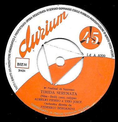 Aurelio Fierro E Trio Joyce Orchestra Diretta Da Federico Bergamini : Timida Serenata / La Canzone Che Piace A Te (7