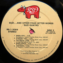 Carica l&#39;immagine nel visualizzatore di Gallery, Suzi Quatro : Suzi... And Other Four Letter Words (LP, Album, Kee)
