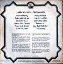 Carica l&#39;immagine nel visualizzatore di Gallery, Larry Williams (3) : Original Hits (LP, RE)
