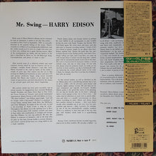 Carica l&#39;immagine nel visualizzatore di Gallery, Harry Edison : Mr. Swing (LP, Album, Ltd, RE)
