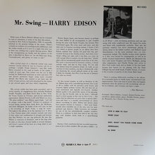 Carica l&#39;immagine nel visualizzatore di Gallery, Harry Edison : Mr. Swing (LP, Album, Ltd, RE)

