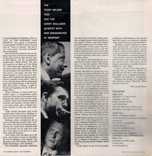 Carica l&#39;immagine nel visualizzatore di Gallery, Teddy Wilson Trio &amp; Gerry Mulligan Quartet With Bob Brookmeyer &amp; Bill Evans : At Newport (LP, Album, Mono, RE)
