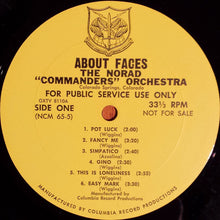 Carica l&#39;immagine nel visualizzatore di Gallery, The NORAD &quot;Commanders&quot; Orchestra : About Faces (LP, Album, Promo)
