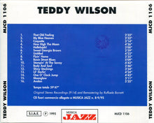 Carica l&#39;immagine nel visualizzatore di Gallery, Teddy Wilson : Teddy Wilson (CD, Comp)
