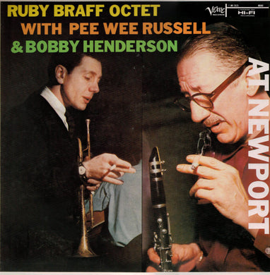 Ruby Braff Octet With Pee Wee Russell & Bobby Henderson (2) : At Newport (LP, Album, Mono, RE)