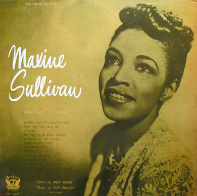 Maxine Sullivan : Leonard Feather Presents Maxine Sullivan, Vol. II (LP, Album, Mono, RE)