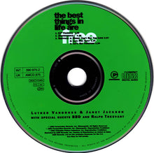 Carica l'immagine nel visualizzatore di Gallery, Luther Vandross And Janet Jackson With Special Guests BBD* And Ralph Tresvant : The Best Things In Life Are Free (CD, Single)
