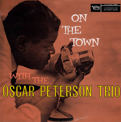 The Oscar Peterson Trio : On The Town With The Oscar Peterson Trio (LP, Album, RE)