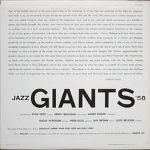 Carica l&#39;immagine nel visualizzatore di Gallery, Stan Getz · Gerry Mulligan · Harry Edison, Louis Bellson And The Oscar Peterson Trio : Jazz Giants &#39;58 (LP, Album, Mono, RE)
