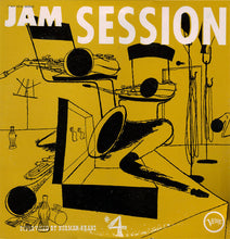 Carica l&#39;immagine nel visualizzatore di Gallery, Various : Norman Granz&#39; Jam Session #4 (LP, Album, Mono, RE)
