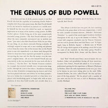 Carica l'immagine nel visualizzatore di Gallery, Bud Powell : The Genius Of Bud Powell (LP, Album, Mono, RE, 180)
