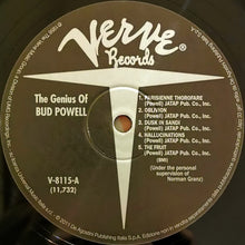 Carica l'immagine nel visualizzatore di Gallery, Bud Powell : The Genius Of Bud Powell (LP, Album, Mono, RE, 180)

