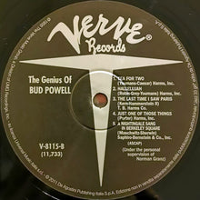 Carica l'immagine nel visualizzatore di Gallery, Bud Powell : The Genius Of Bud Powell (LP, Album, Mono, RE, 180)
