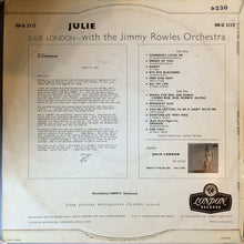 Carica l&#39;immagine nel visualizzatore di Gallery, Julie London : Julie (LP, Album, Mono)
