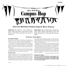 Carica l&#39;immagine nel visualizzatore di Gallery, Dave Pell Octet : Jazz Goes Dancing - Campus Hop (LP, Album, RE)
