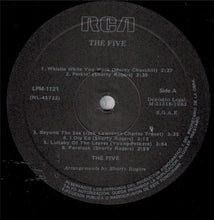 Carica l&#39;immagine nel visualizzatore di Gallery, The Five (5) : The Five (LP, Album, RE)
