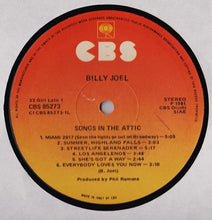Carica l&#39;immagine nel visualizzatore di Gallery, Billy Joel : Songs In The Attic (LP, Album, Gat)
