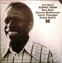 Carica l&#39;immagine nel visualizzatore di Gallery, Kenny Drew, Sam Noto, Charles McPherson, Leroy Vinnegar, Frank Butler : For Sure! (LP, Album)
