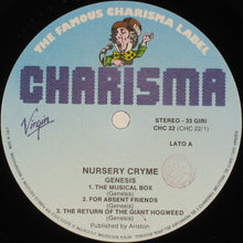 Carica l&#39;immagine nel visualizzatore di Gallery, Genesis : Nursery Cryme (LP, Album, RE)
