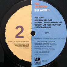 Carica l'immagine nel visualizzatore di Gallery, Joe Jackson : Big World (LP + LP, S/Sided + Album)
