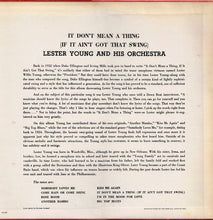 Carica l&#39;immagine nel visualizzatore di Gallery, Lester Young And His Orchestra : It Don&#39;t Mean A Thing (If It Ain&#39;t Got That Swing) (LP, Album, Mono, RE)
