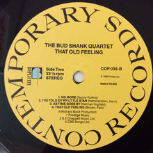 Carica l&#39;immagine nel visualizzatore di Gallery, Bud Shank Quartet : That Old Feeling (LP)

