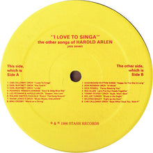 Carica l&#39;immagine nel visualizzatore di Gallery, Various : I Love To Singa! (The Other Songs Of Harold Arlen) (LP, Comp, Mono)

