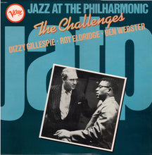 Carica l&#39;immagine nel visualizzatore di Gallery, Dizzy Gillespie ■ Roy Eldridge ■ Ben Webster : Jazz At The Philharmonic - The Challenges 1954 (LP, Album, Comp, Mono)
