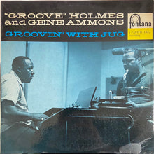 Carica l&#39;immagine nel visualizzatore di Gallery, Richard &quot;Groove&quot; Holmes And Gene Ammons : Groovin&#39; With Jug (LP, Album, Mono)
