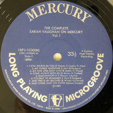 Carica l&#39;immagine nel visualizzatore di Gallery, Sarah Vaughan : The Complete Sarah Vaughan On Mercury Vol. 1 - Great Jazz Years; 1954-1956 (6xLP, Comp, Mono, RM + Box)
