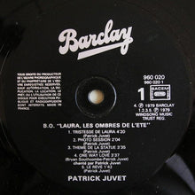 Carica l&#39;immagine nel visualizzatore di Gallery, Patrick Juvet : Laura Les Ombres De L&#39;été (LP, Album, Gat)
