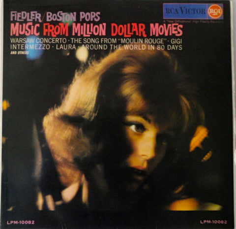 Arthur Fiedler / Boston Pops Orchestra : Music From Million Dollar Movies (LP, Album, Mono)