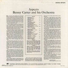 Carica l&#39;immagine nel visualizzatore di Gallery, Benny Carter And His Orchestra : Aspects (LP, Album, RE)
