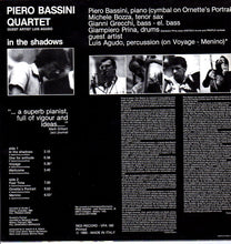 Carica l'immagine nel visualizzatore di Gallery, Piero Bassini Quartet Guest Artist Luis Agudo : In The Shadows (LP, Album)
