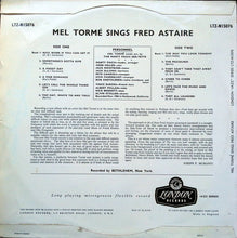 Carica l&#39;immagine nel visualizzatore di Gallery, Mel Tormé : Sings Fred Astaire (LP, Mono)
