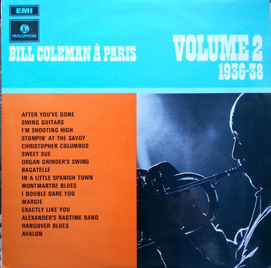 Bill Coleman (2) : Bill Coleman À Paris 1936-38 Volume 2 (LP, Comp, Mono)