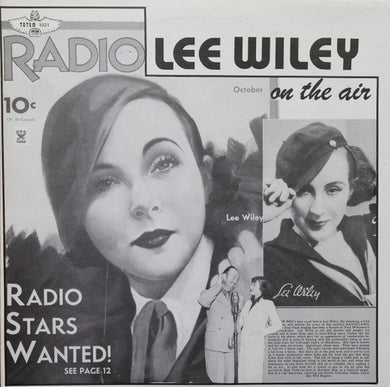 Lee Wiley : On The Air (LP, Album)